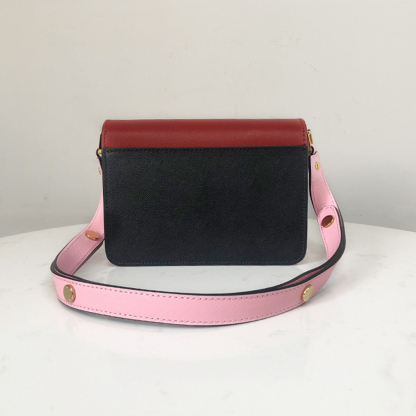 Marni Mini Accordion Bag, Red and Black