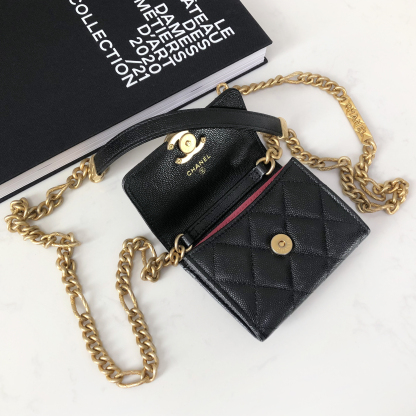 CHANEL Chain Card Holder AP2335