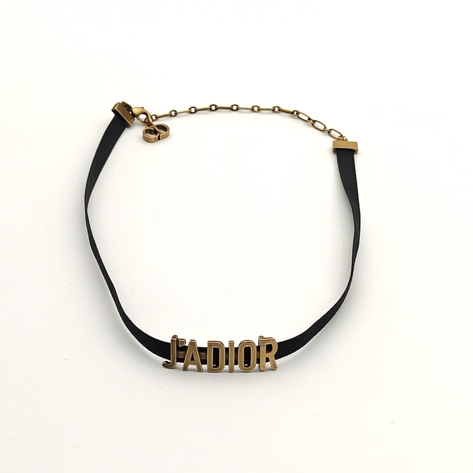 DIOR Letter choker necklace Alloy-Hana Vintage