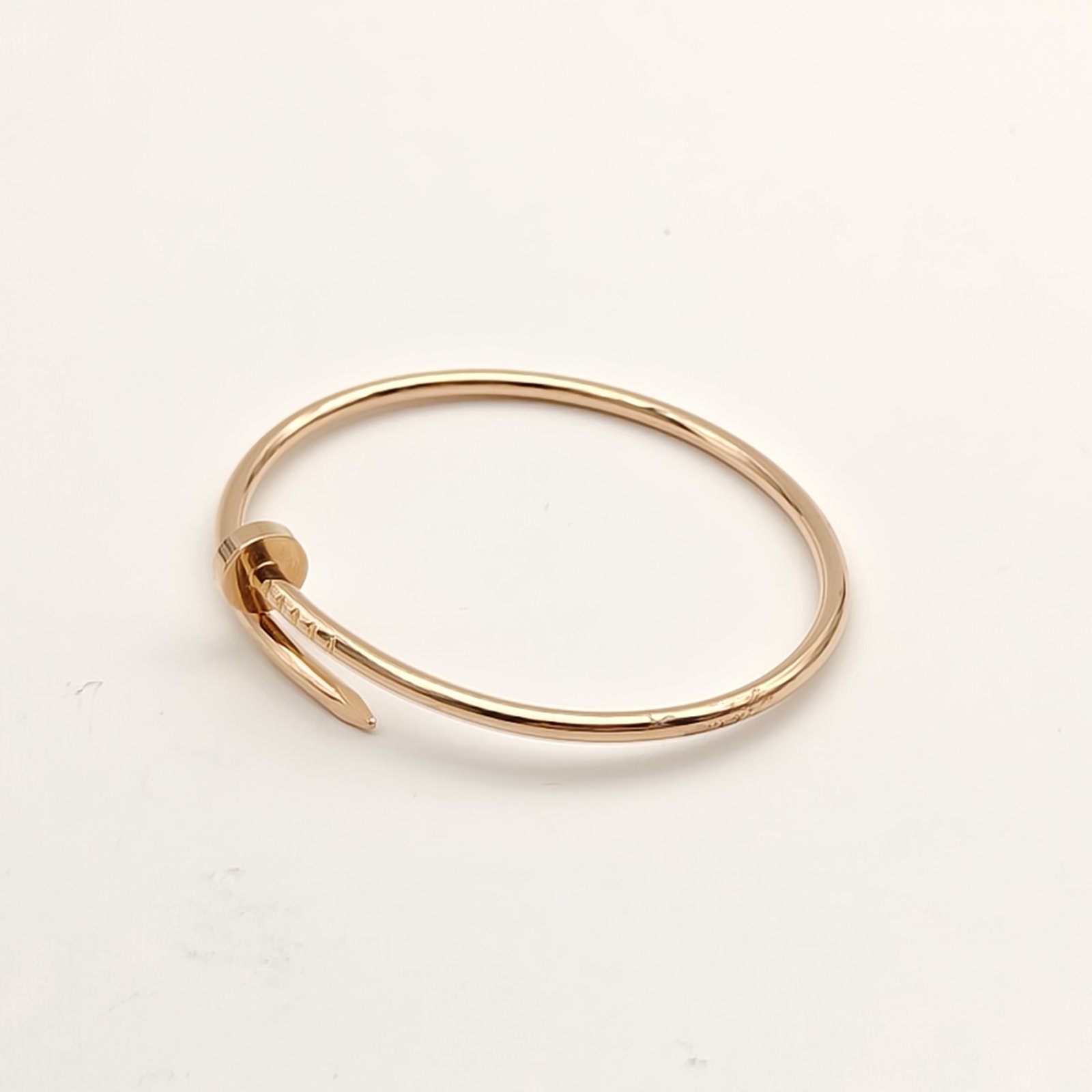 CARTIER JUSTE UN CLOU Bracelet 18K Rose Gold