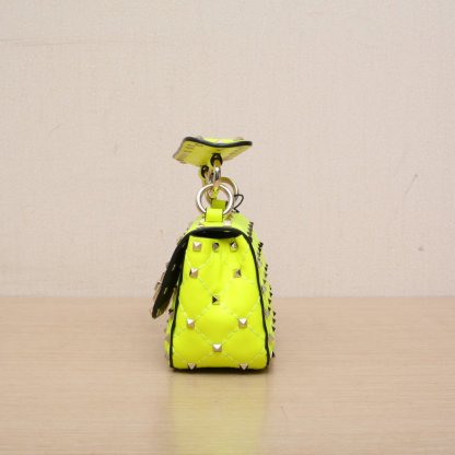 *VALENTINO ROCKSTUD SPIKE Ultra Mini 1997 Chain Handbag-Hana Vintage