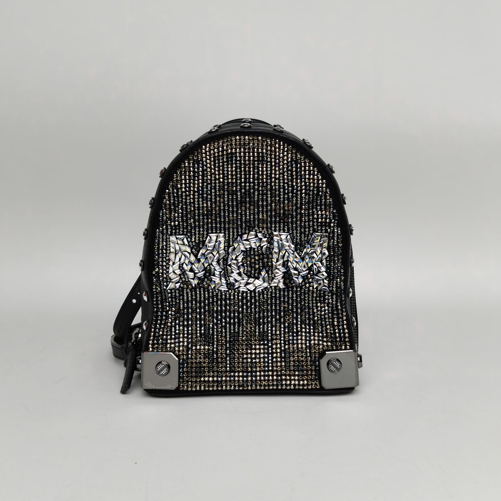 MCM Black mini backpack