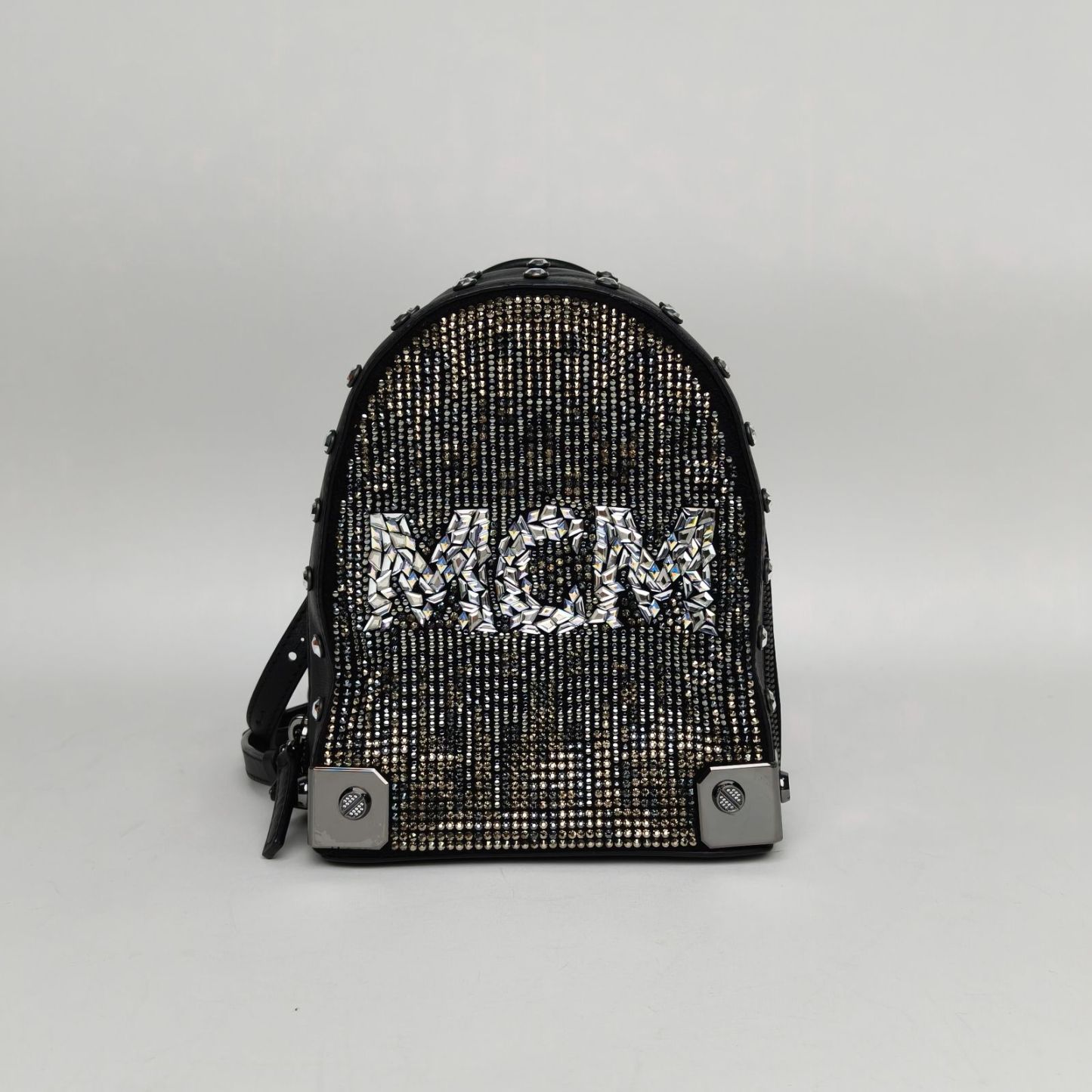 MCM Black mini backpack