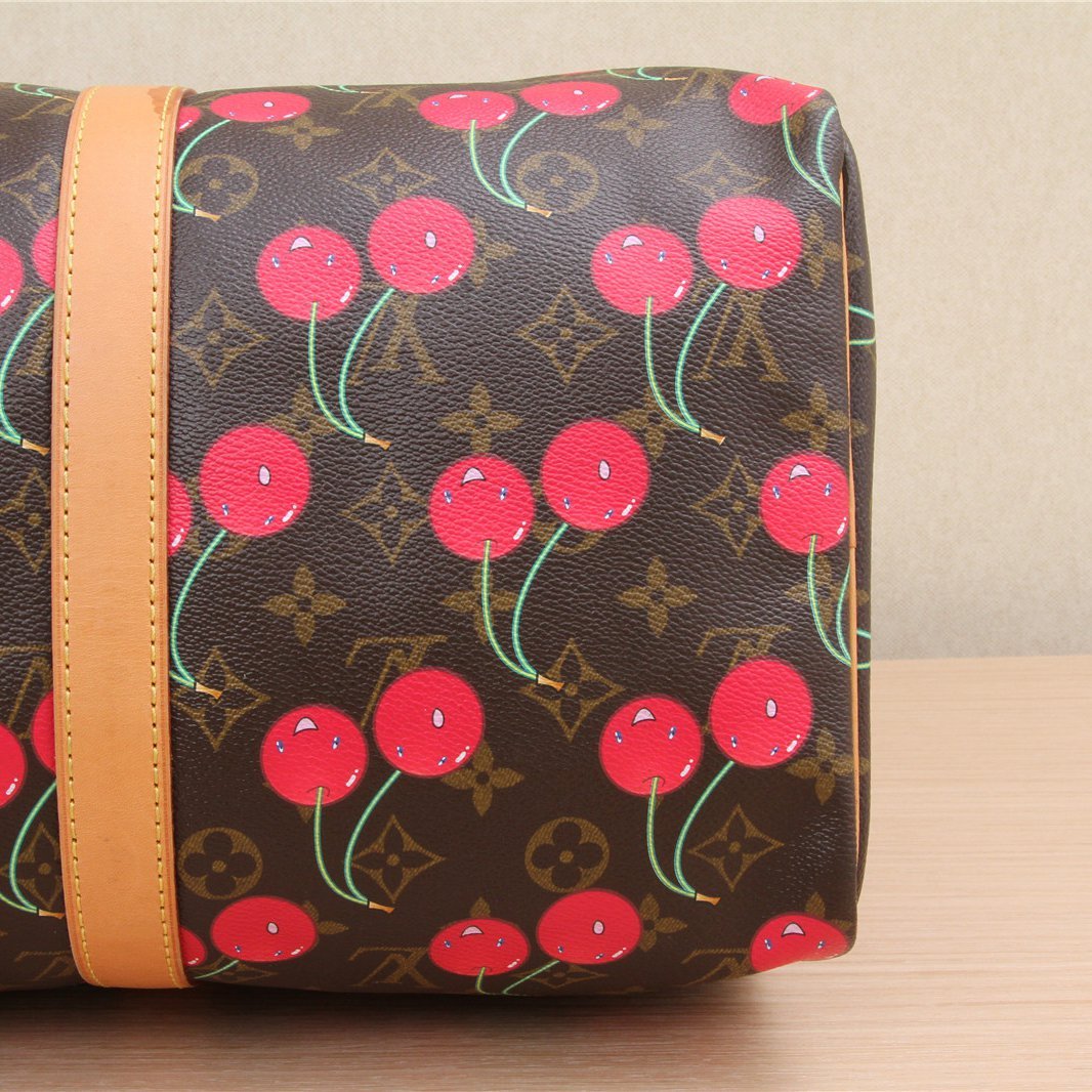 LOUIS VUITTON Vintage Takashi Murakami Cherry Keepall 45
