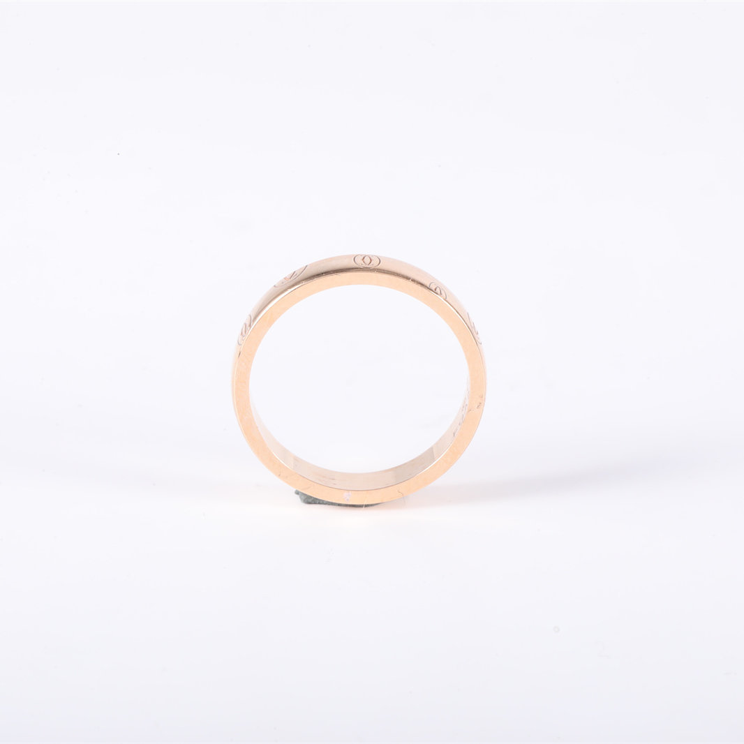 CARTIER Rose Gold Cartier Narrow Ring 18K 18K Rose Gold-Hana Vintage