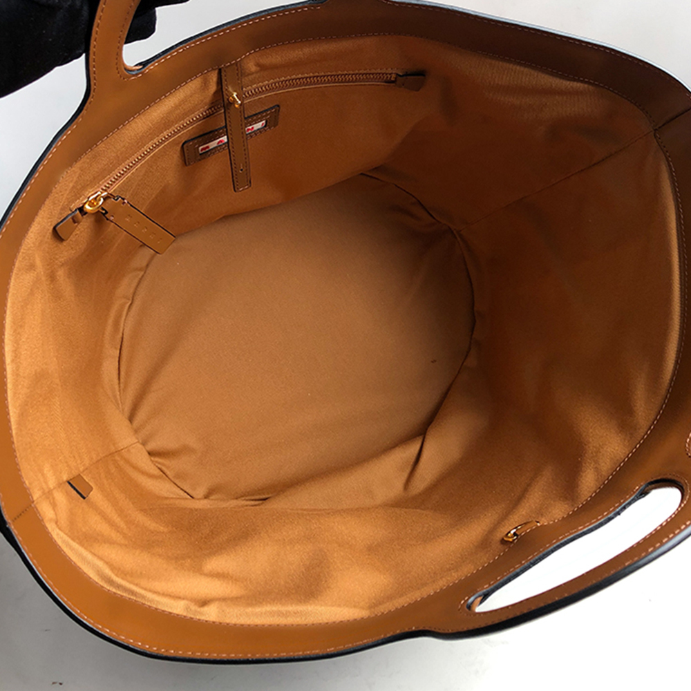 Marni Woven Basket Large, Brown