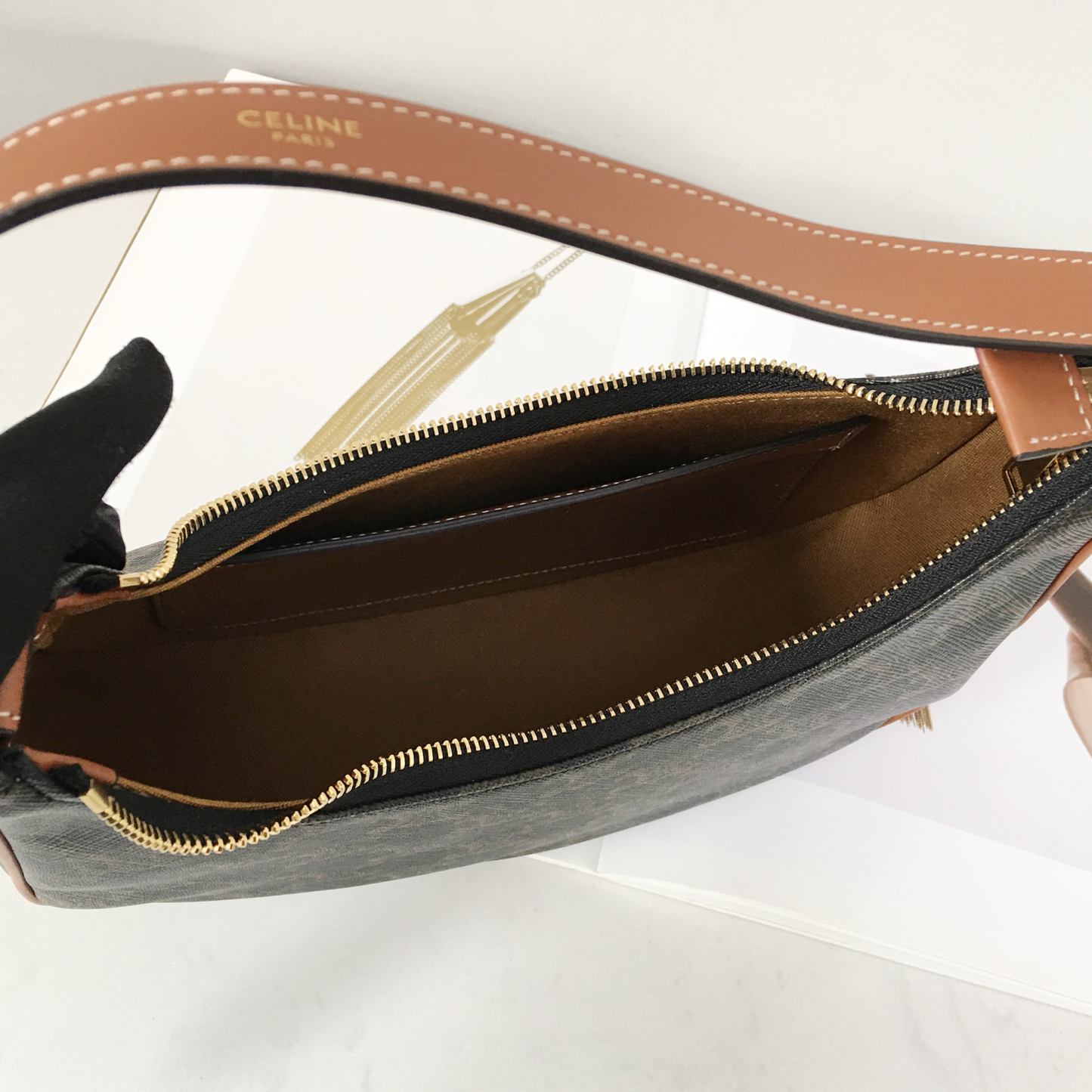 Celine Monogram Shoulder Bag
