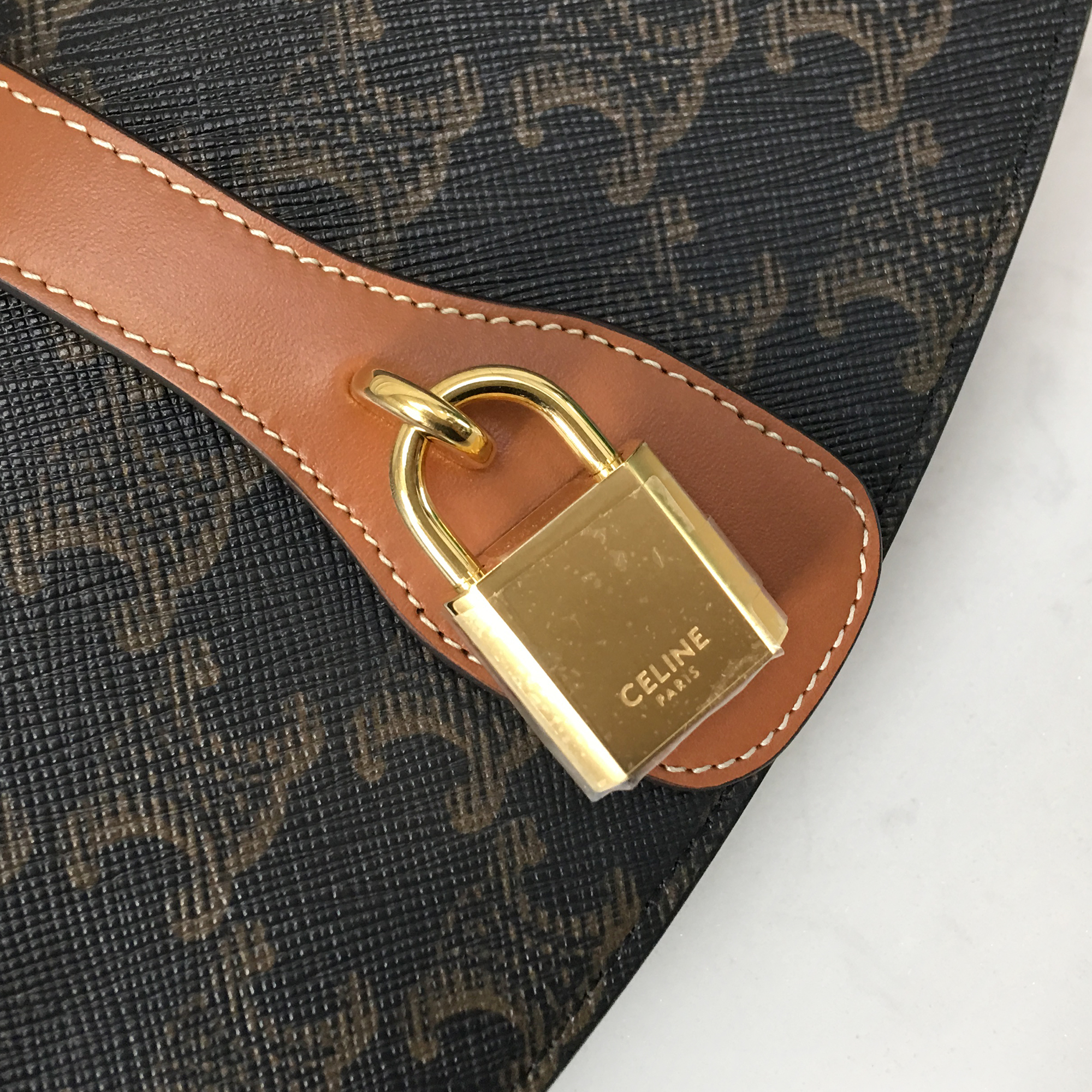 Celine Monogram Trotteur Bag