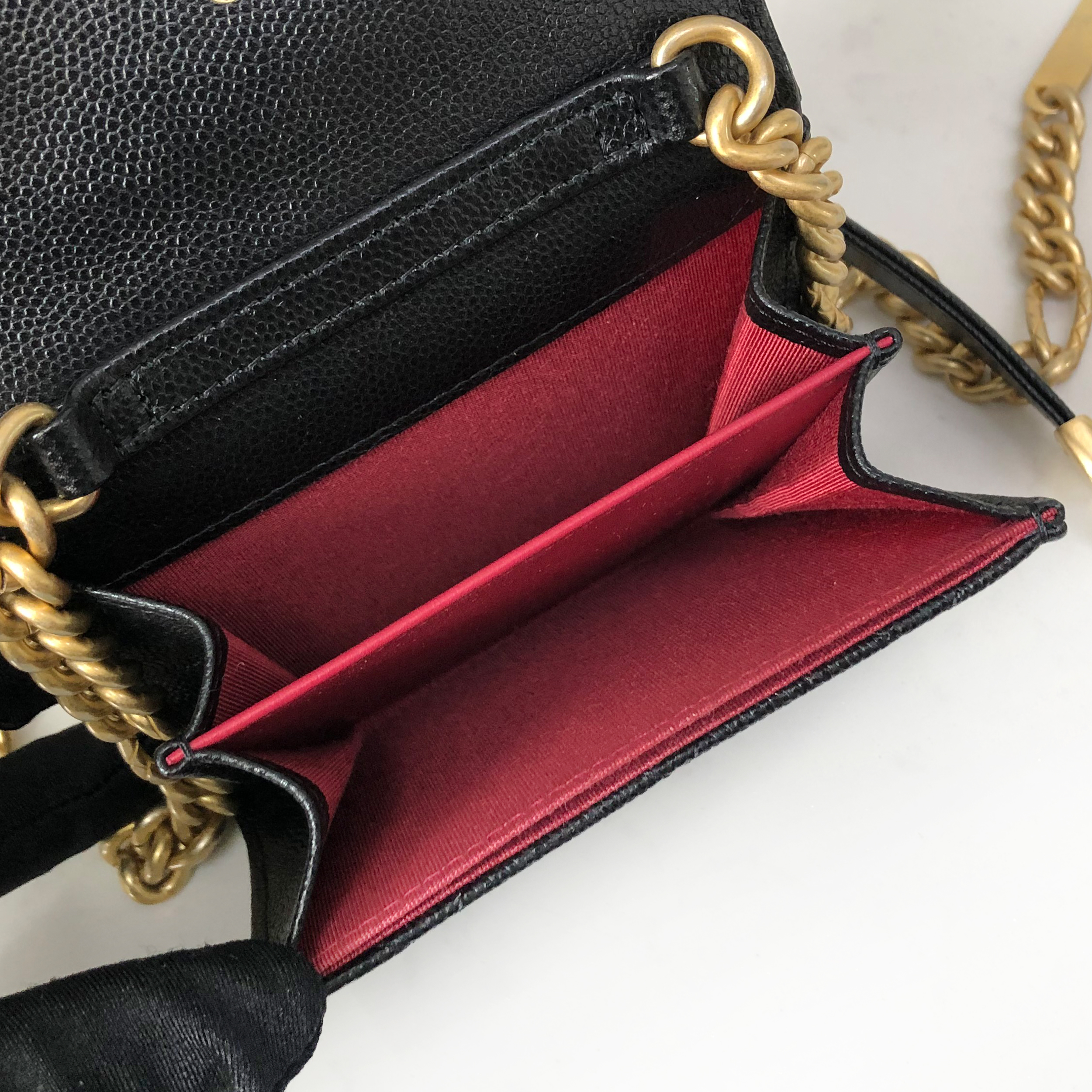CHANEL Chain Card Holder AP2335