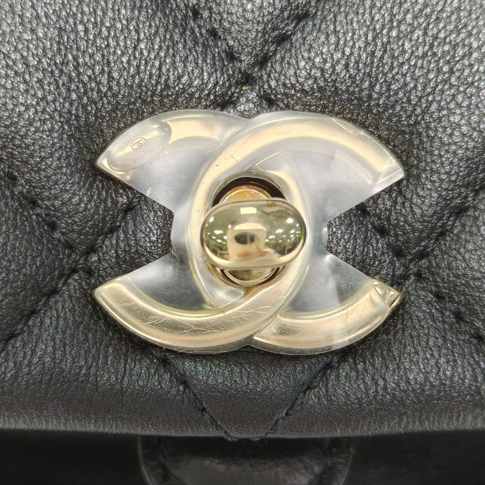 *CHANEL 23A Duma Drawstring Flap Backpack Double Pocket Small 18cm-Hana Vintage