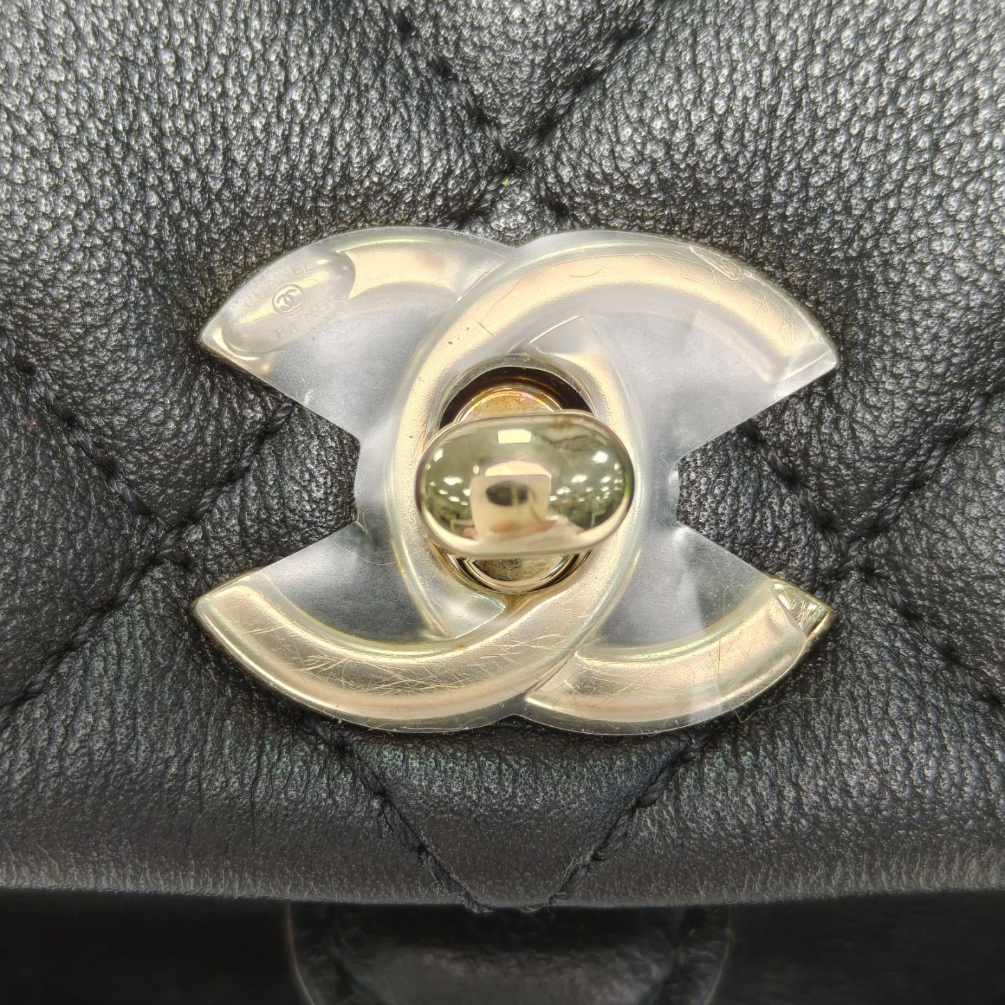 *CHANEL 23A Duma Drawstring Flap Backpack Double Pocket Small 18cm-Hana Vintage