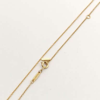 TIFFANY&CO Tiffany T Smile Necklace Small 18K Rose Gold-Hana Vintage