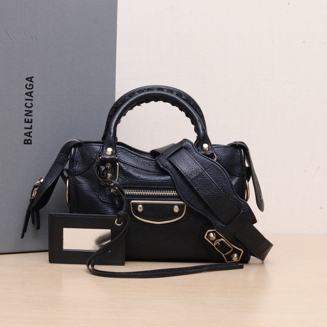 *BALENCIAGA CLASSIC CITY Motorcycle Bag Mini 25-Hana Vintage