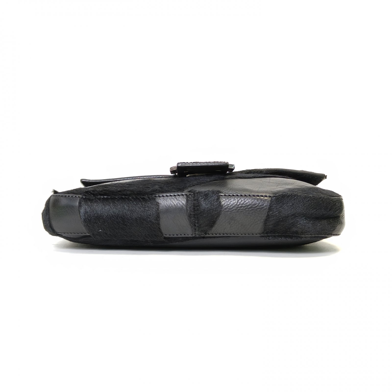 *FENDI Black Horsehair Baguette bag-Hana Vintage