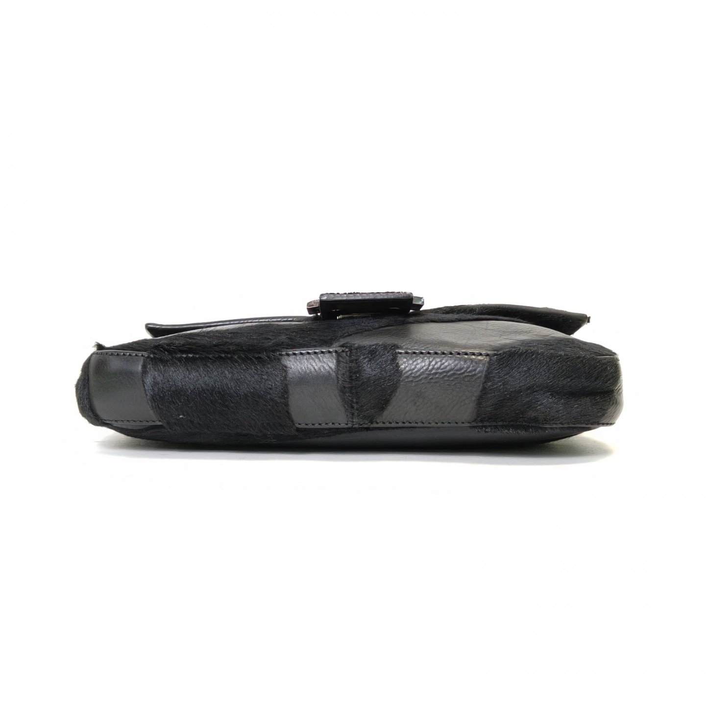 *FENDI Black Horsehair Baguette bag-Hana Vintage