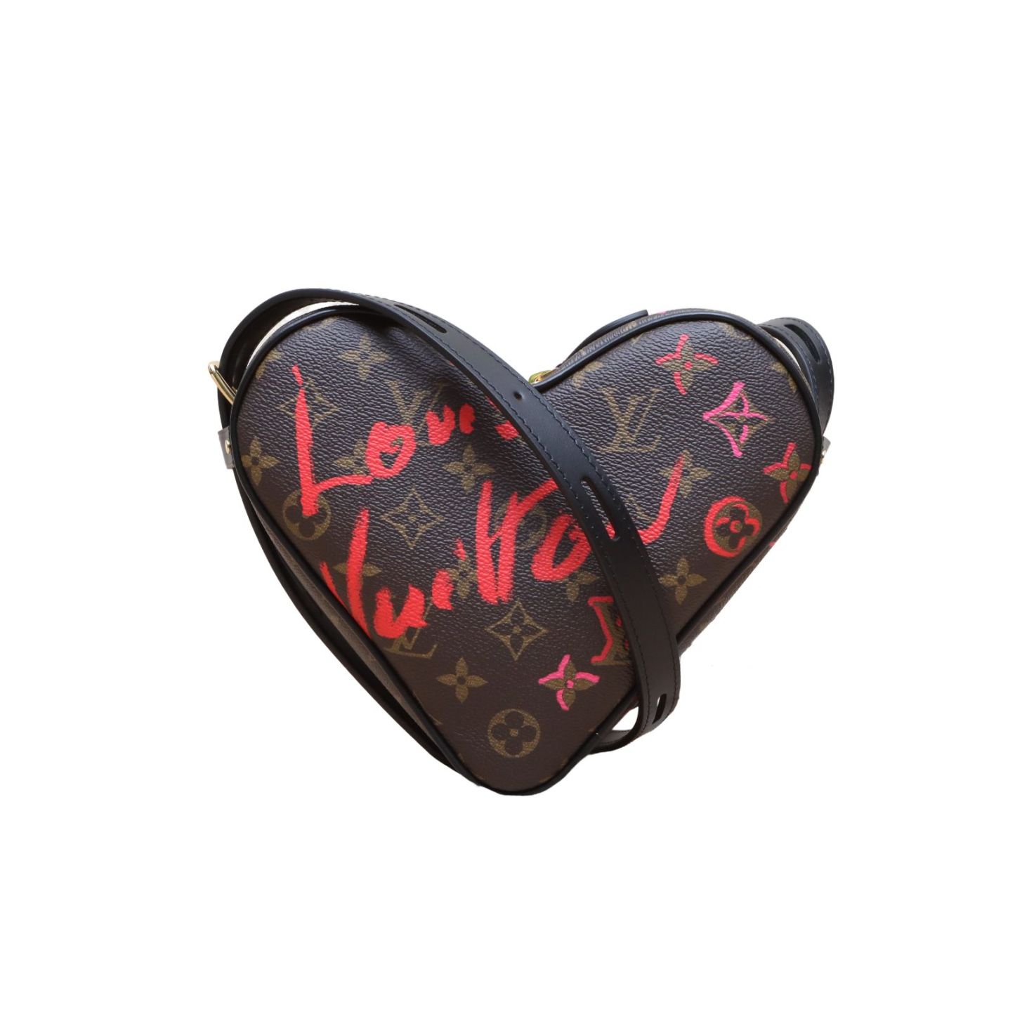 *LOUIS VUITTON Monogram PVC Chip Sac Coeur Limited Edition Heart-Shaped Bag-Hana Vintage