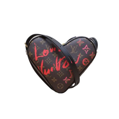 *LOUIS VUITTON Monogram PVC Chip Sac Coeur Limited Edition Heart-Shaped Bag-Hana Vintage
