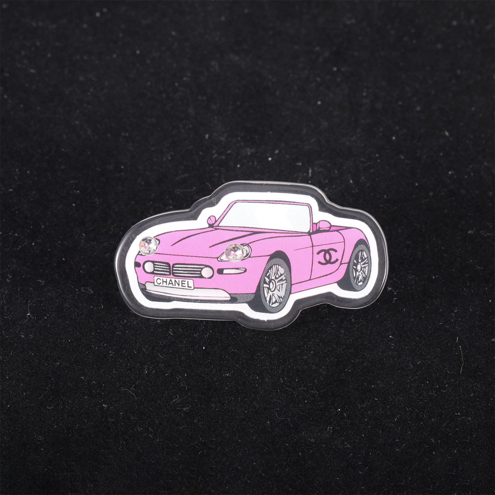 CHANEL 24C Car Brooch Alloy-Hana Vintage