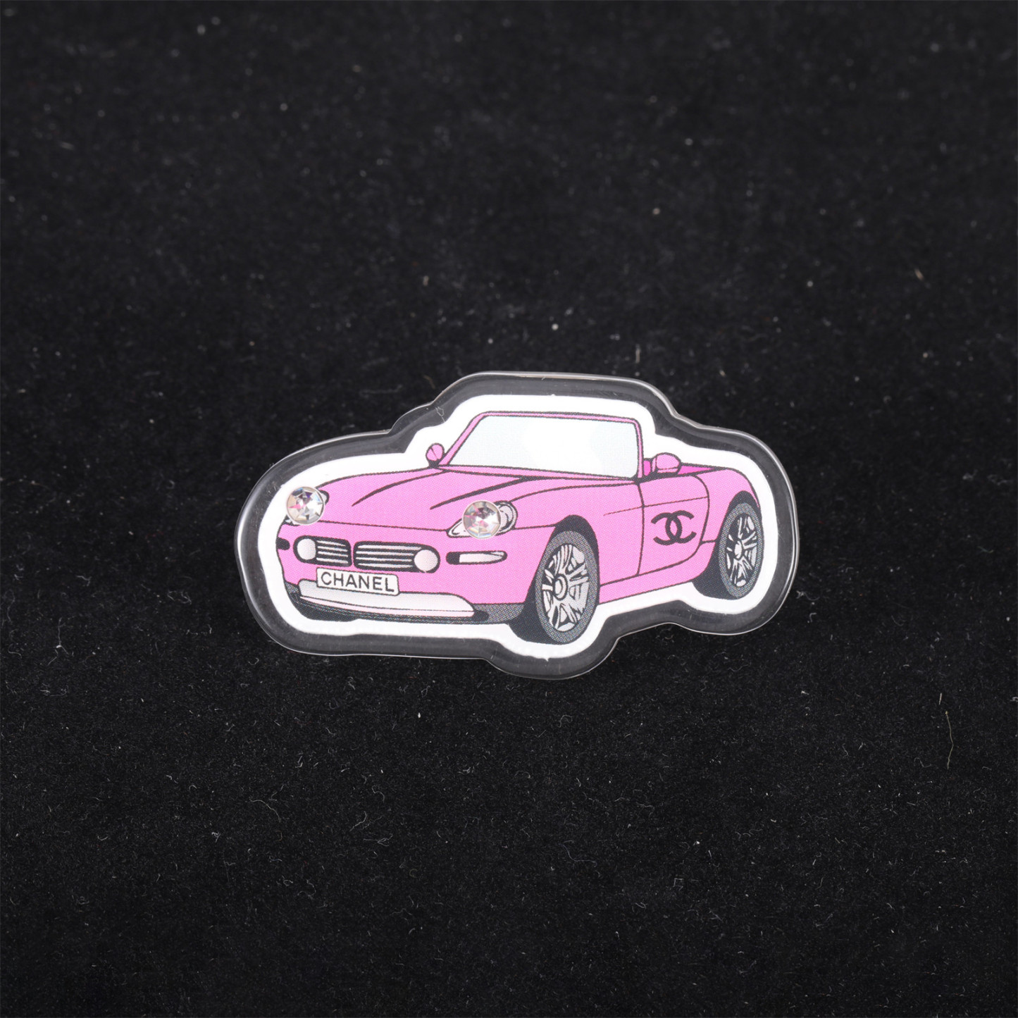 CHANEL 24C Car Brooch Alloy-Hana Vintage