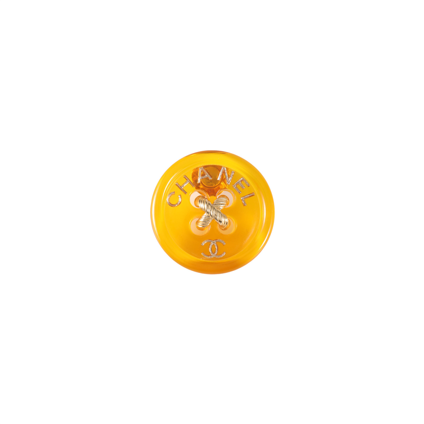 CHANEL Button Brooch Alloy,Resin-Hana Vintage