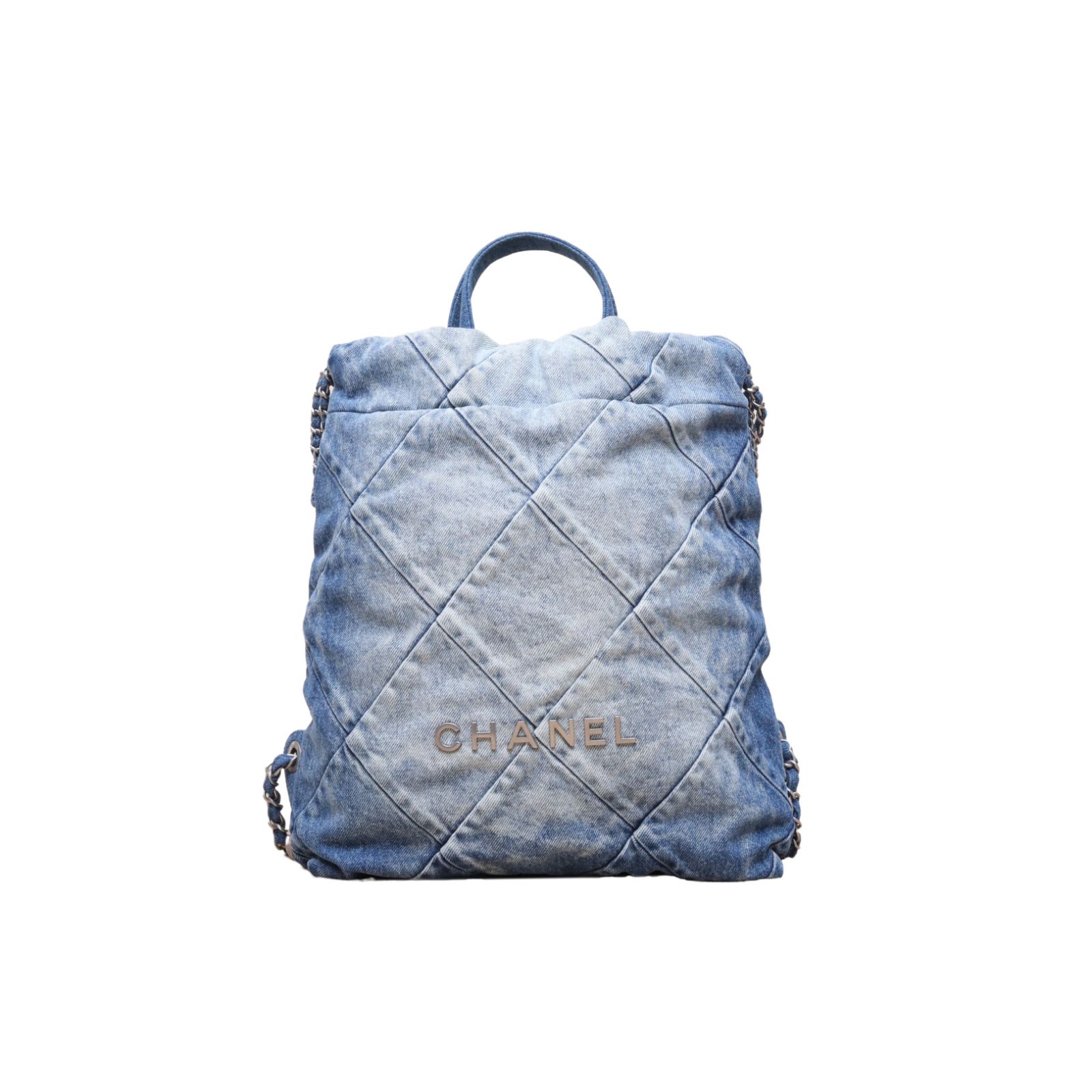 *CHANEL 22Bag Backpack with Handle, Small Size, 29cm-Hana Vintage