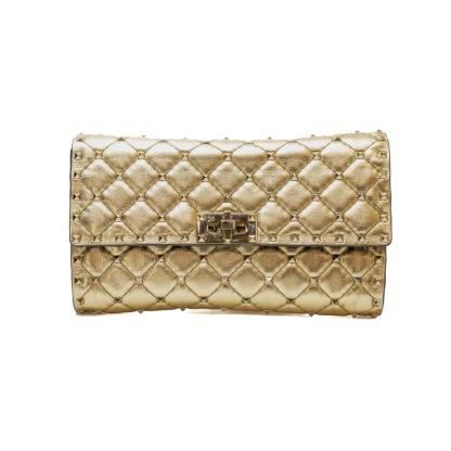 *VALENTINO Chain Handbag, Gold-Hana Vintage