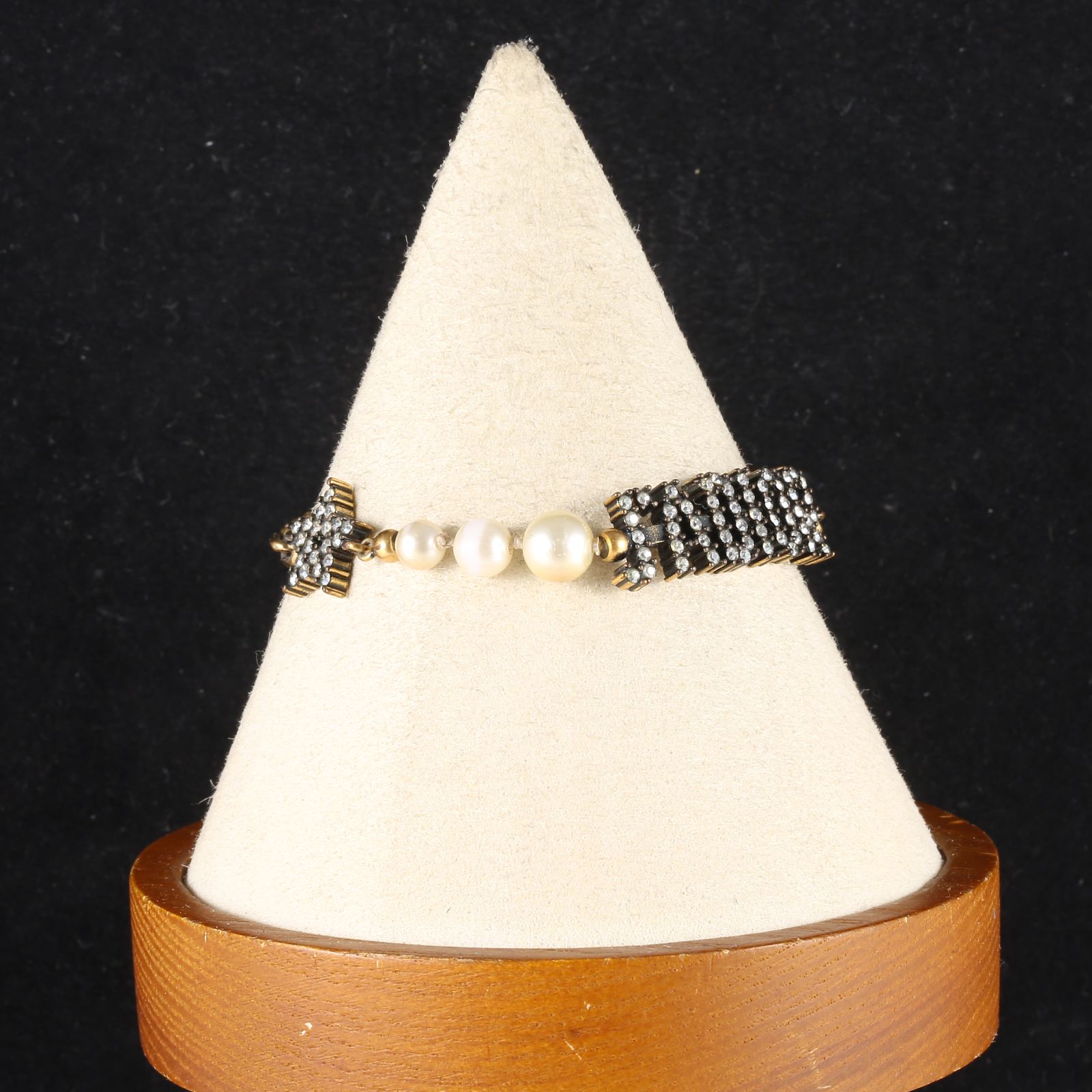 DIOR DIOR Pearl Bracelet Alloy-Hana Vintage