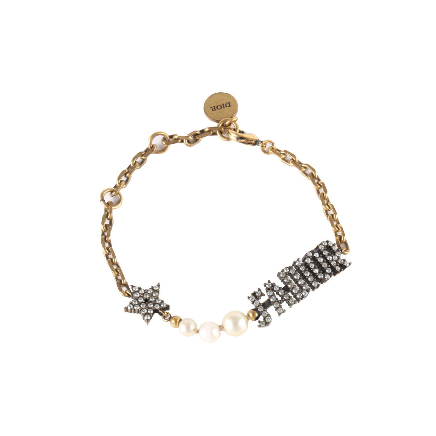 DIOR DIOR Pearl Bracelet Alloy-Hana Vintage