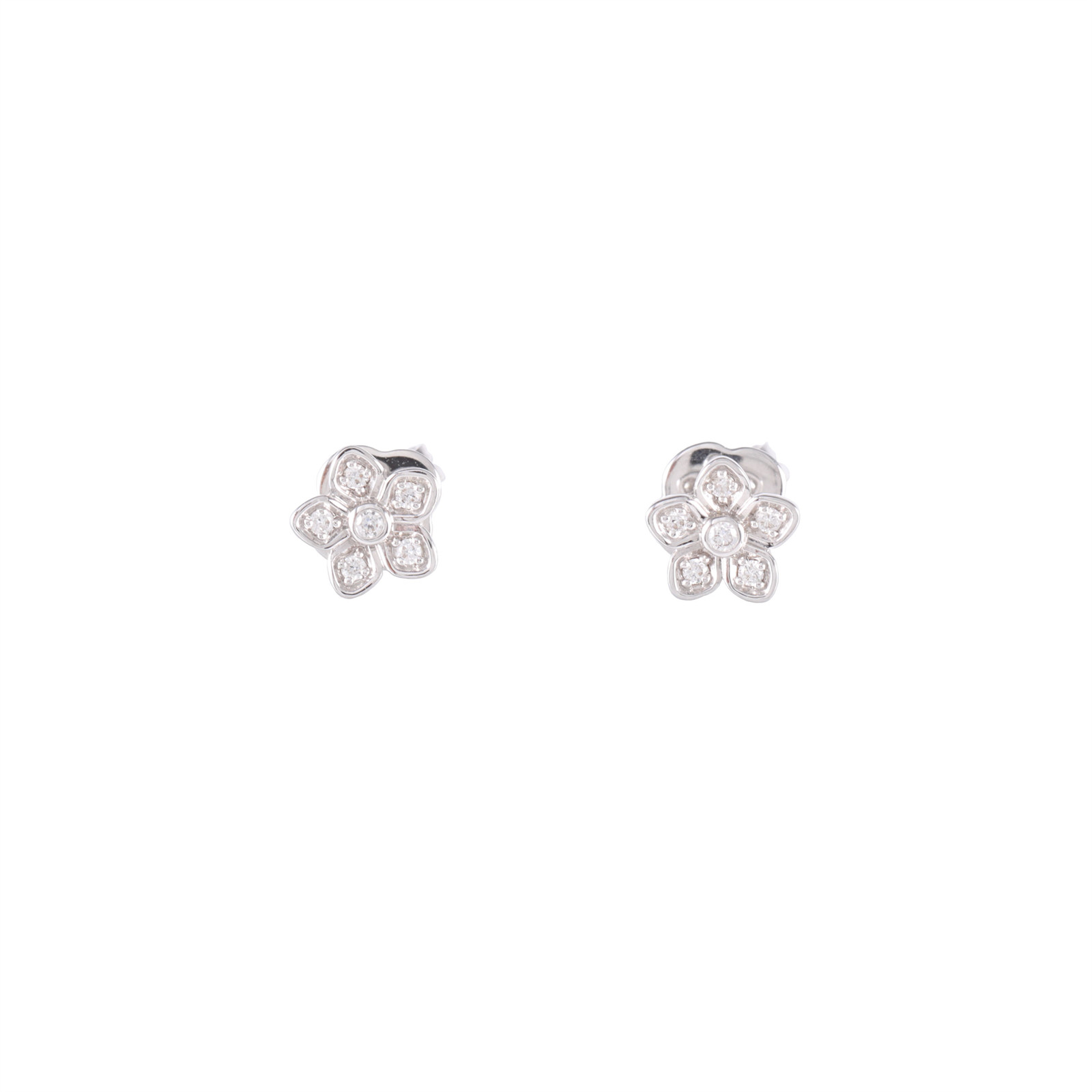 GRAFF Platinum Mini 18K Diamond Stud Earring 18K White Gold,Diamond-Hana Vintage