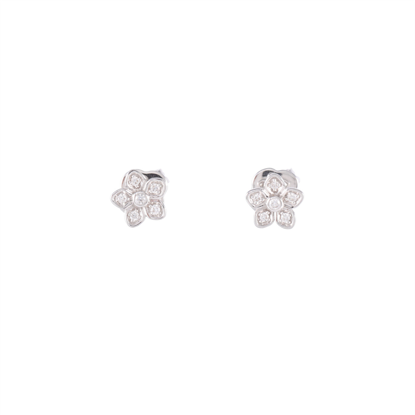 GRAFF Platinum Mini 18K Diamond Stud Earring 18K White Gold,Diamond-Hana Vintage