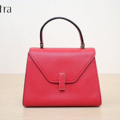 *Valextra Iside Rectangular Buckle Shoulder Bag Mini-Hana Vintage