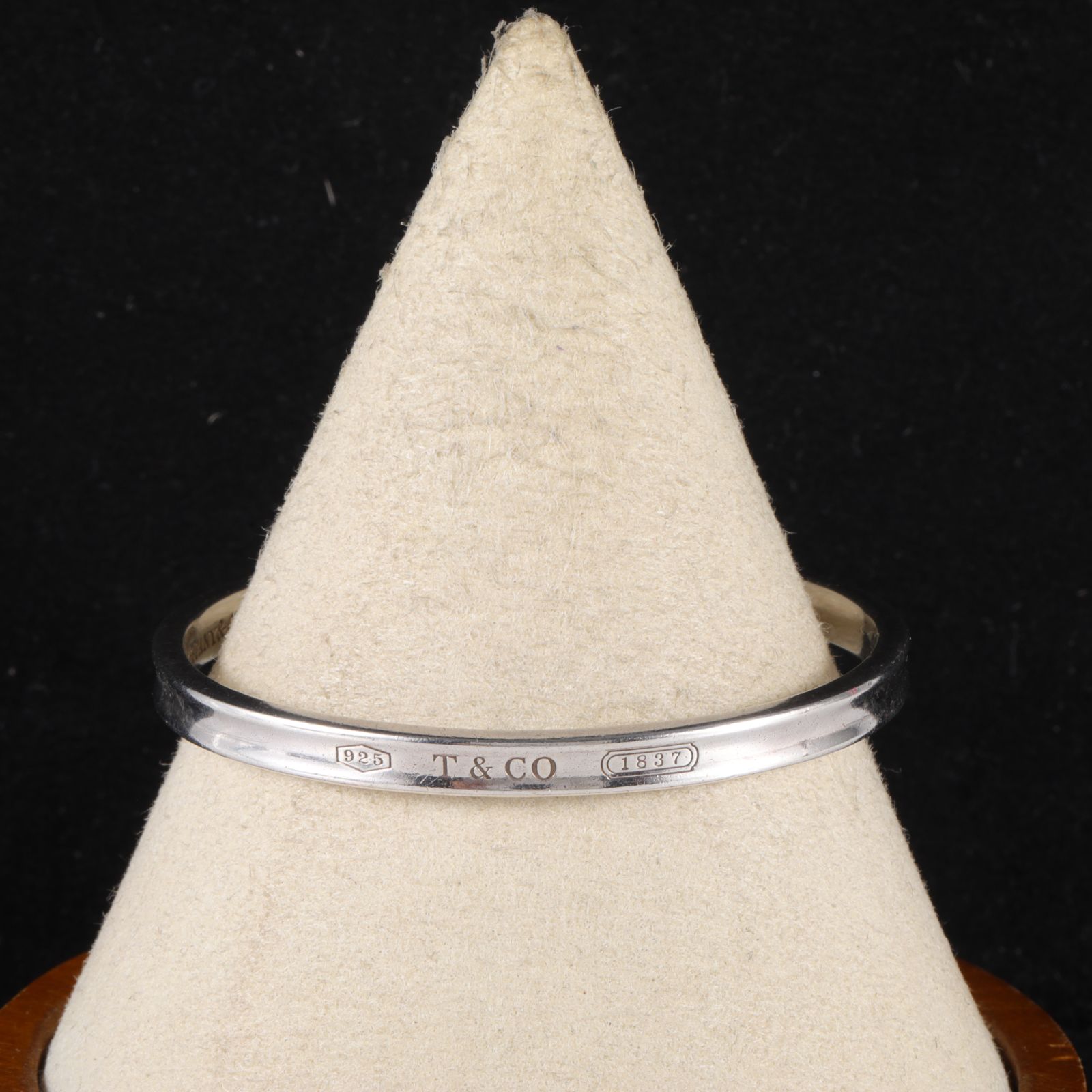 TIFFANY&CO AG925 Silver Open Bracelet Sterling Silver-Hana Vintage