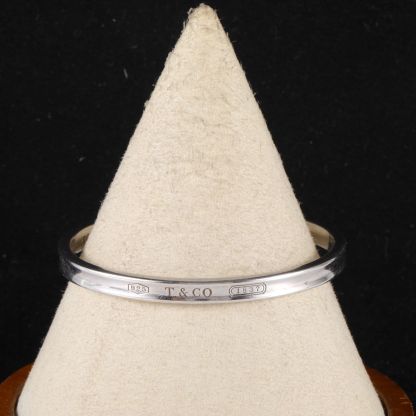 TIFFANY&CO AG925 Silver Open Bracelet Sterling Silver-Hana Vintage