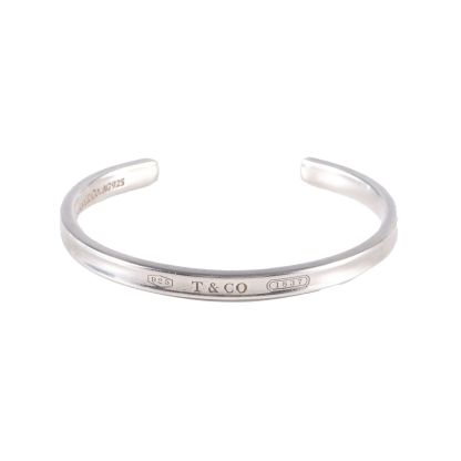 TIFFANY&CO AG925 Silver Open Bracelet Sterling Silver-Hana Vintage