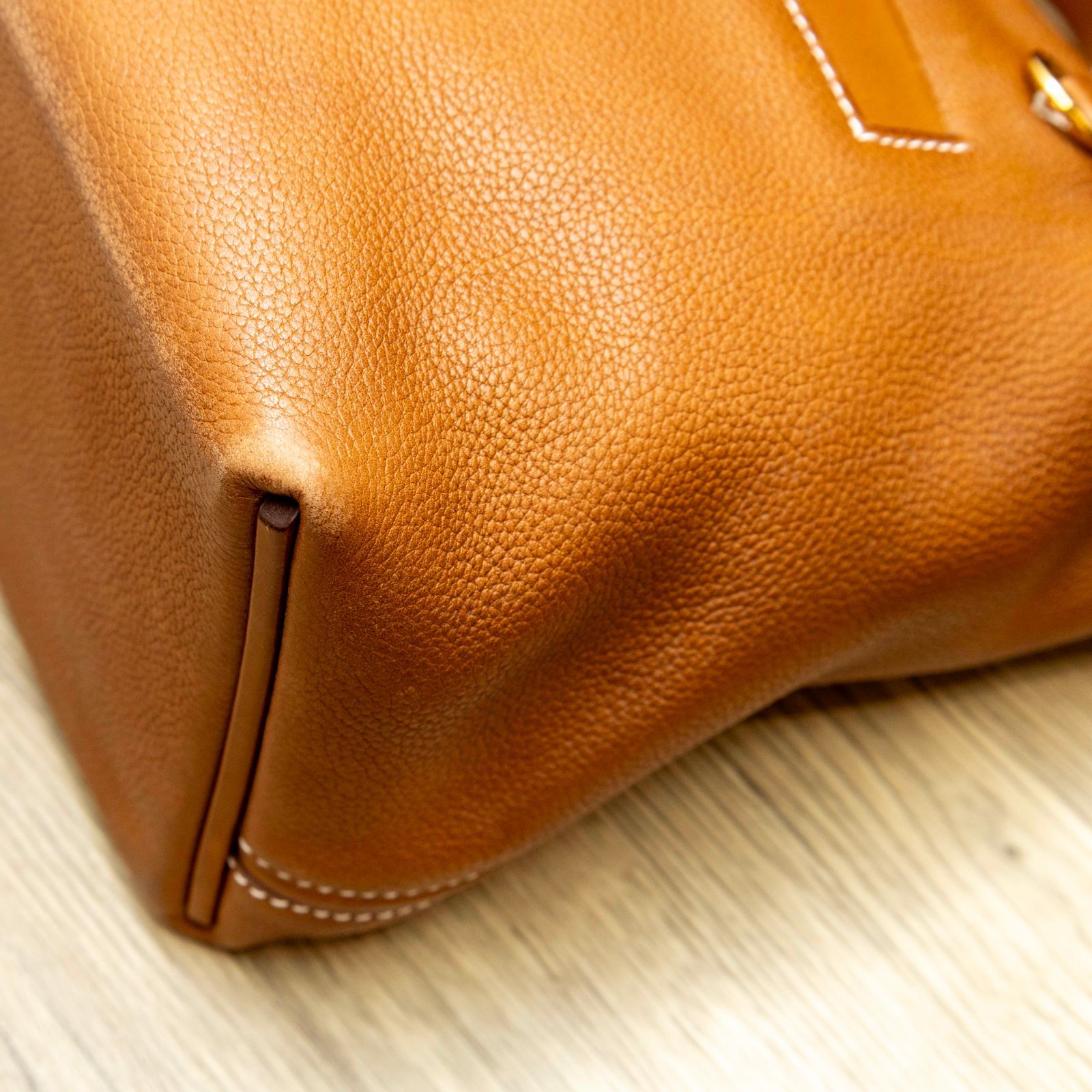 HERMES Hermes 2424 Saddle Leather C STAMP