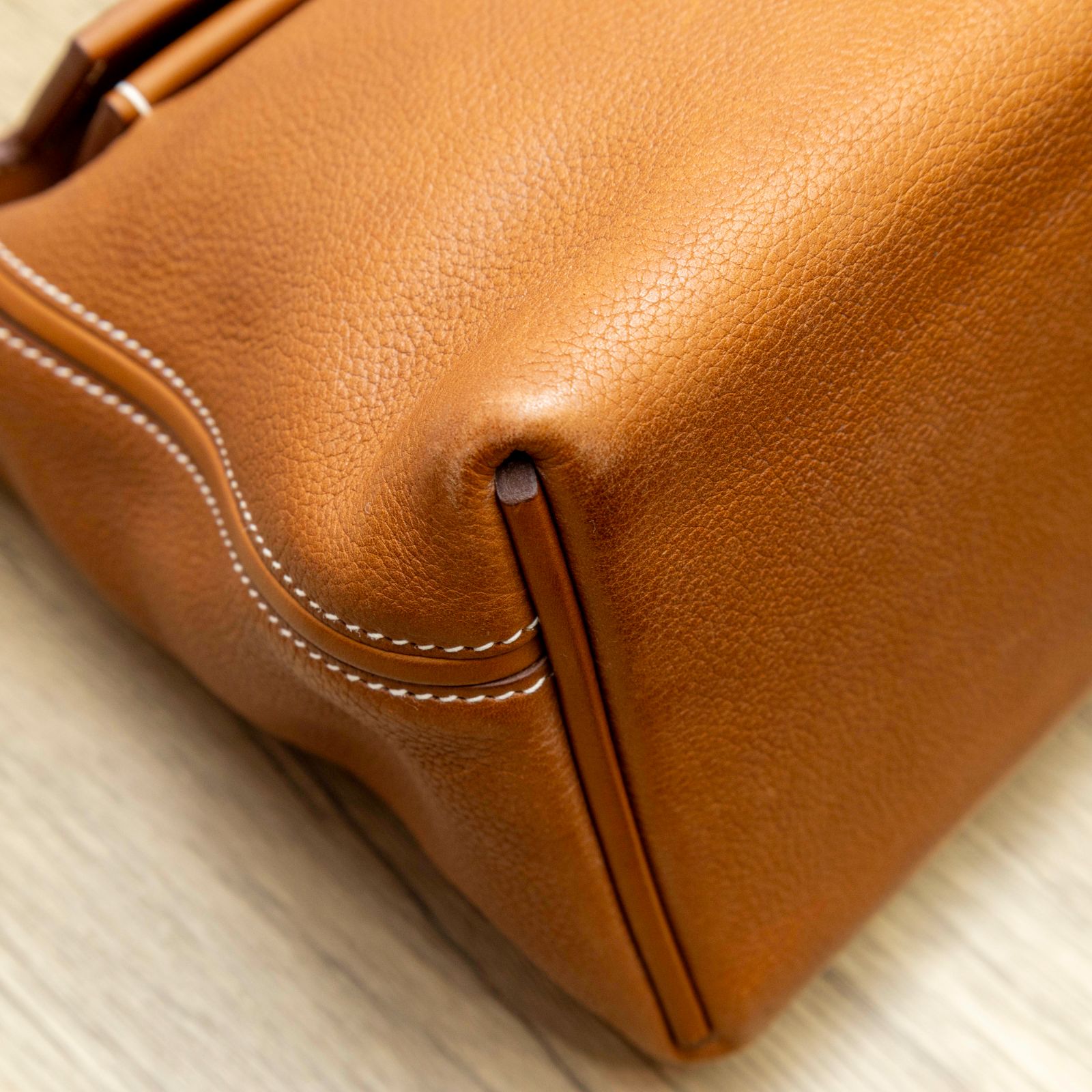 HERMES Hermes 2424 Saddle Leather C STAMP