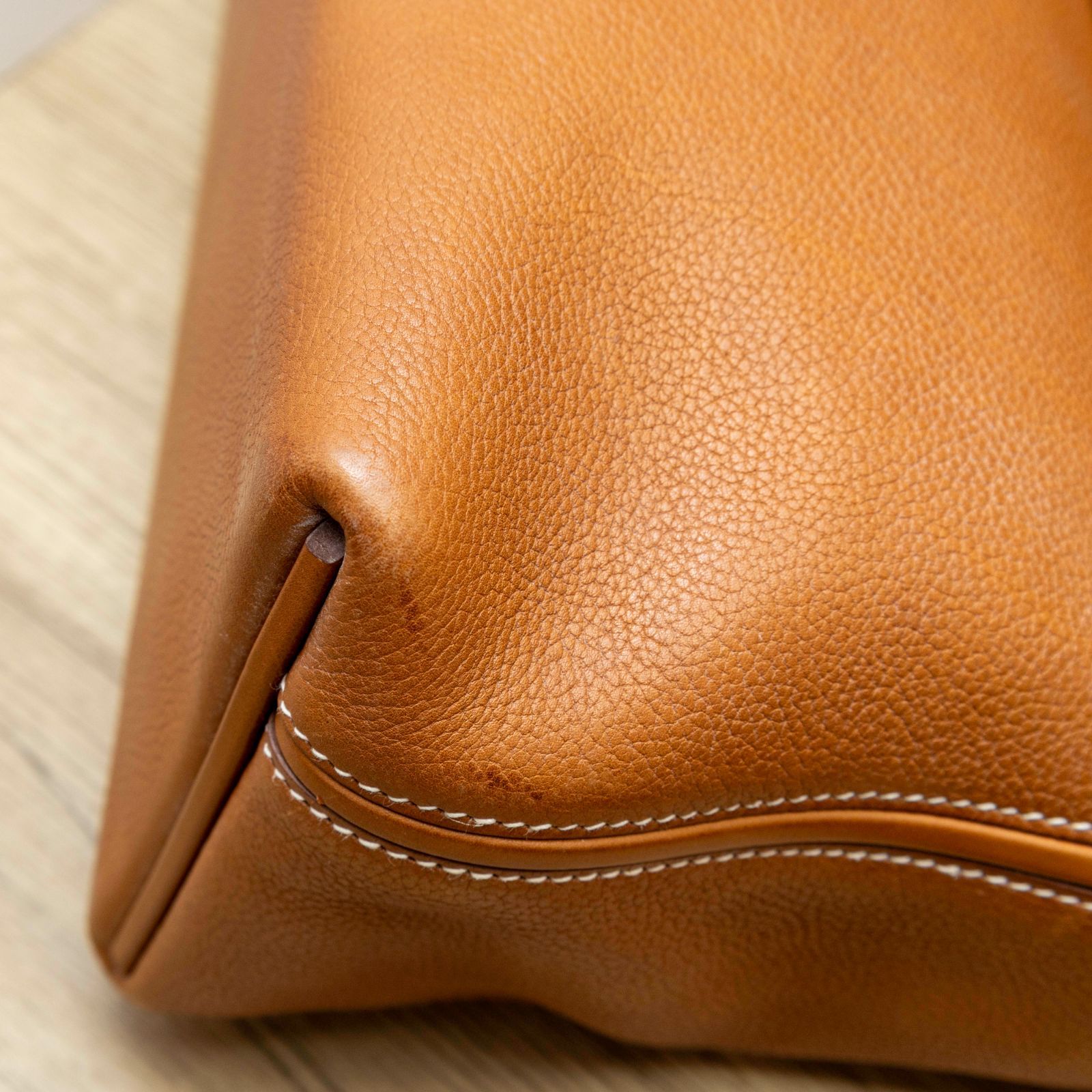 HERMES Hermes 2424 Saddle Leather C STAMP