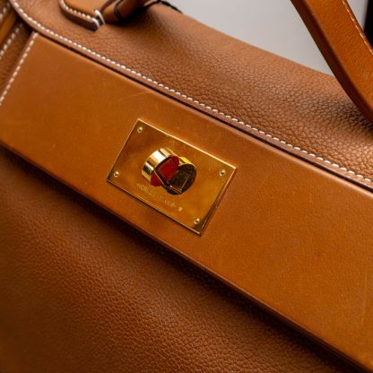 HERMES Hermes 2424 Saddle Leather C STAMP