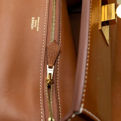 HERMES Hermes 2424 Saddle Leather C STAMP