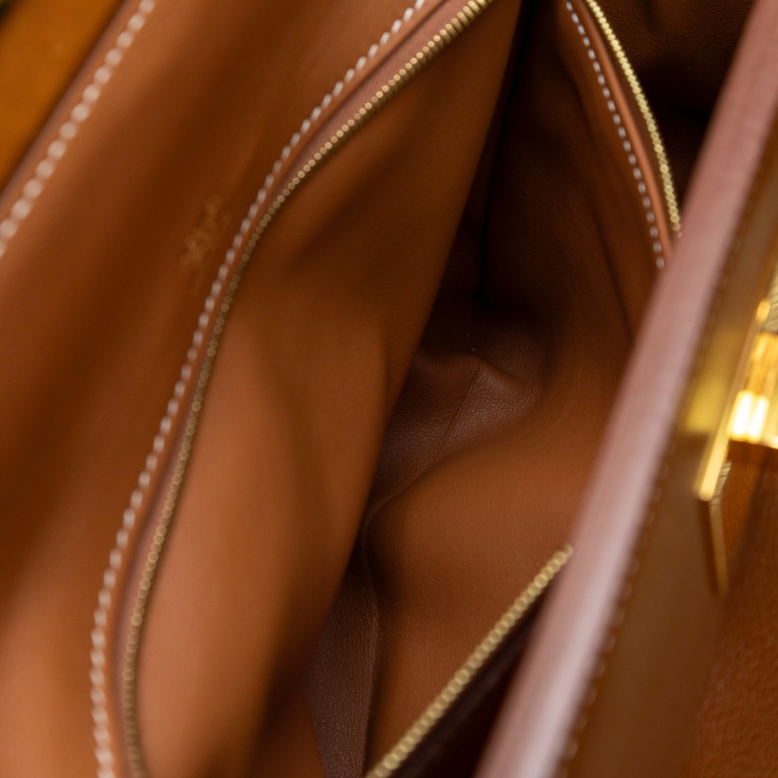 HERMES Hermes 2424 Saddle Leather C STAMP