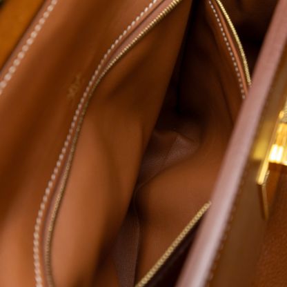 HERMES Hermes 2424 Saddle Leather C STAMP