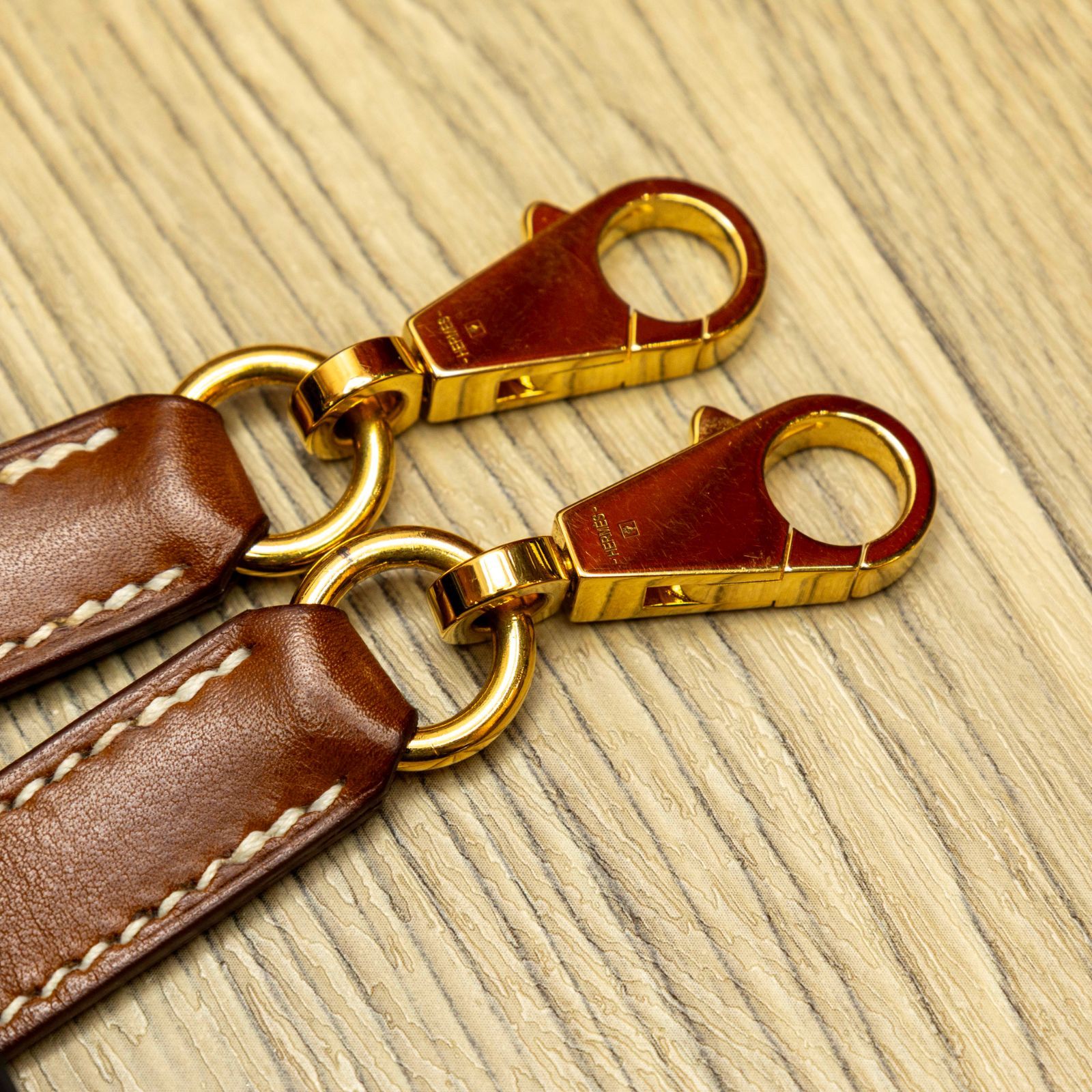 HERMES Hermes 2424 Saddle Leather C STAMP