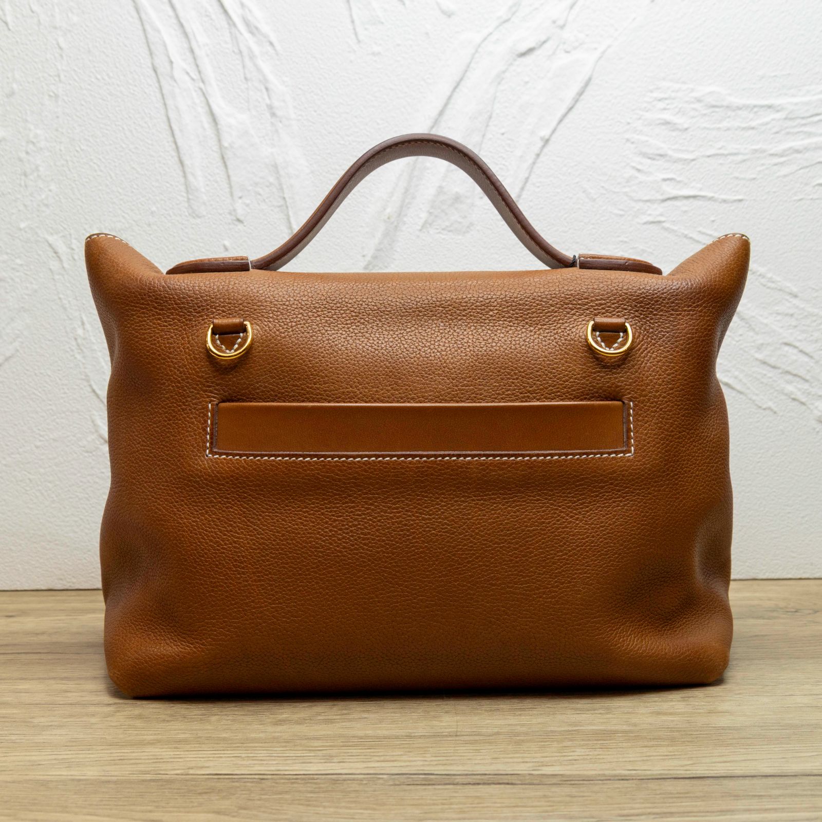 HERMES Hermes 2424 Saddle Leather C STAMP