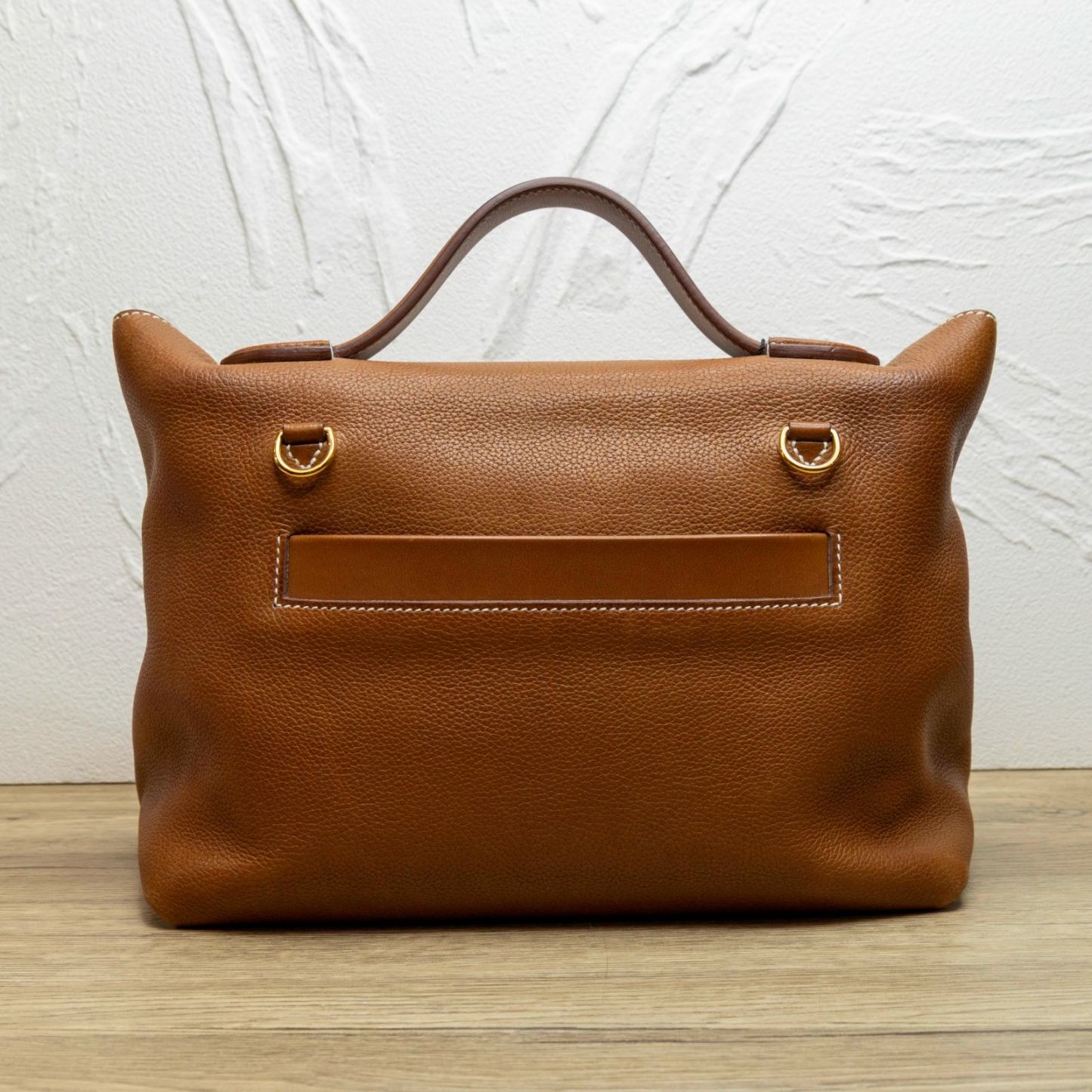 HERMES Hermes 2424 Saddle Leather C STAMP