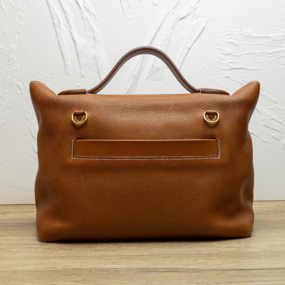 HERMES Hermes 2424 Saddle Leather C STAMP