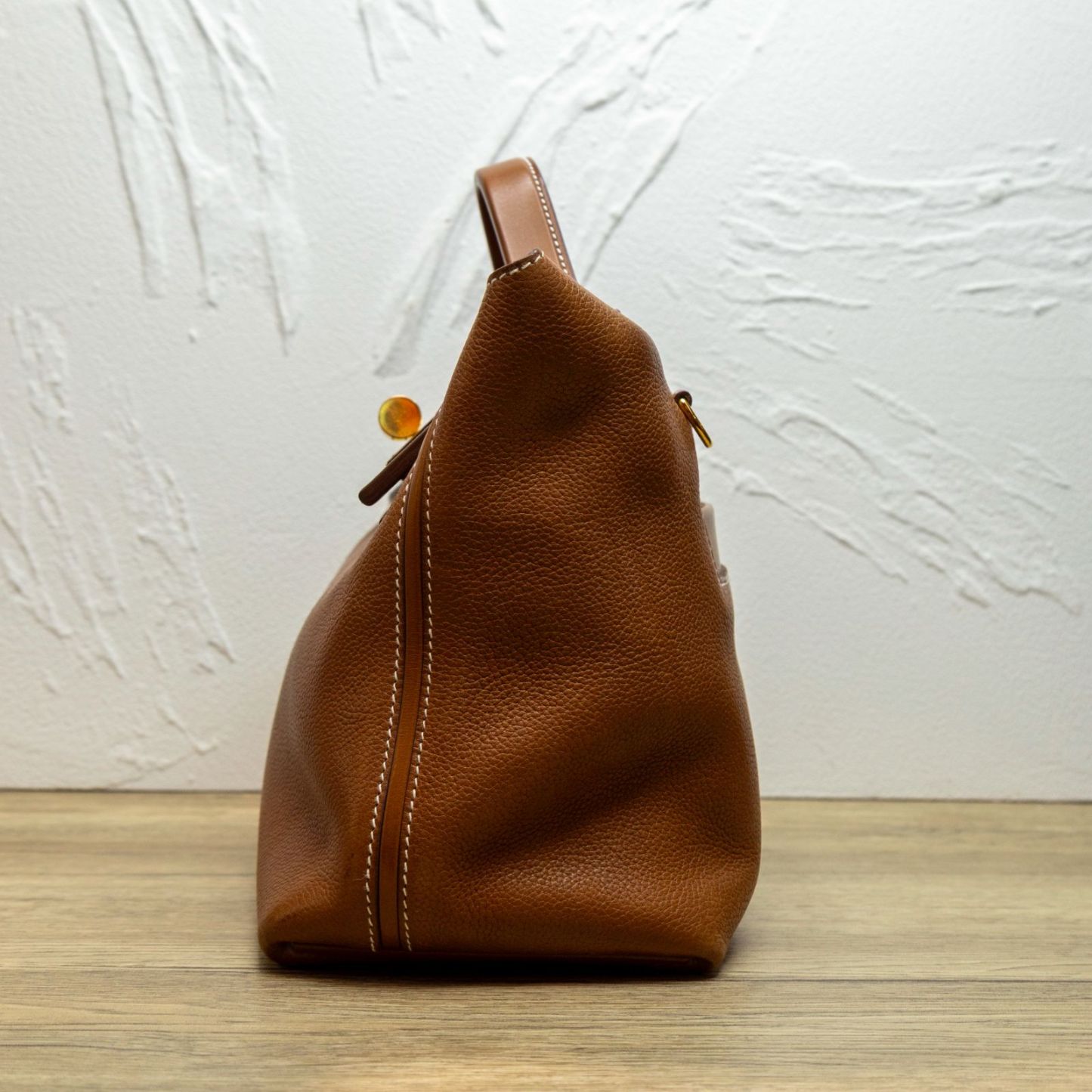 HERMES Hermes 2424 Saddle Leather C STAMP