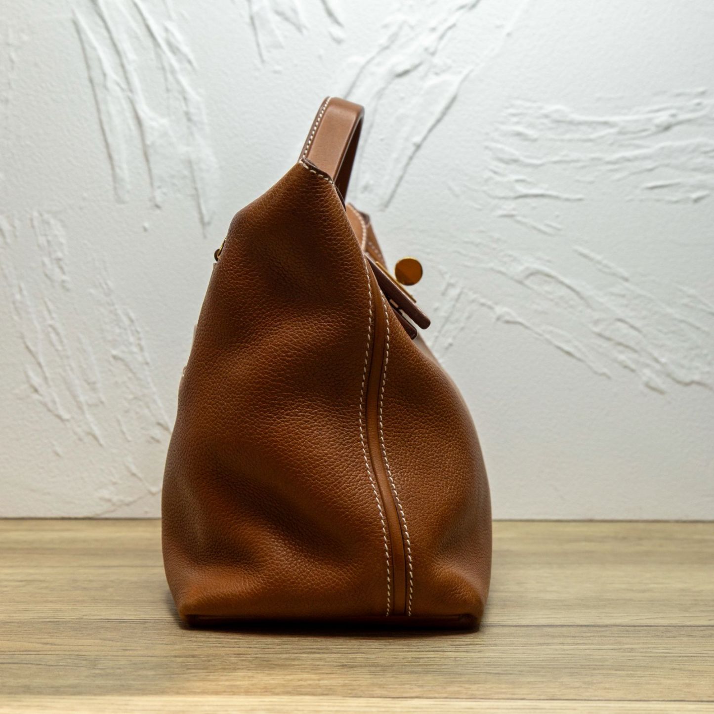 HERMES Hermes 2424 Saddle Leather C STAMP