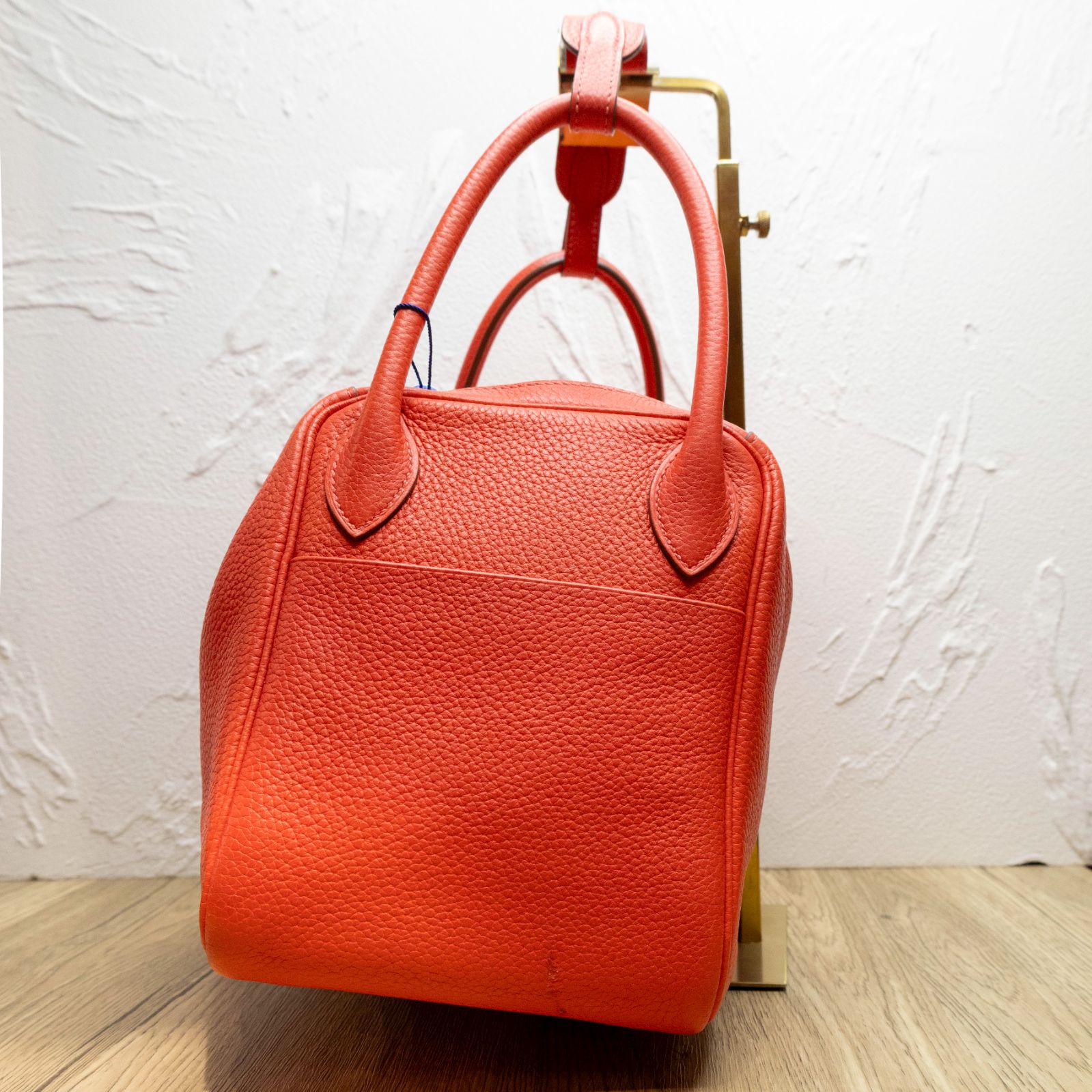 *HERMES LINDY 30 Pink Frame R-Hana Vintage