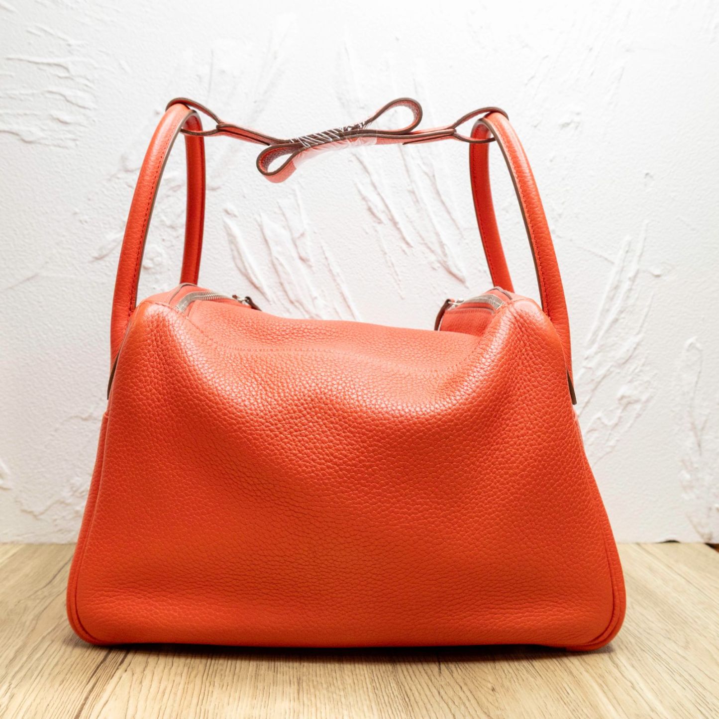 *HERMES LINDY 30 Pink Frame R-Hana Vintage