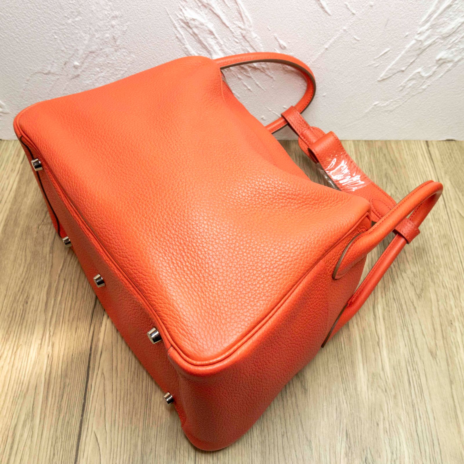 *HERMES LINDY 30 Pink Frame R-Hana Vintage